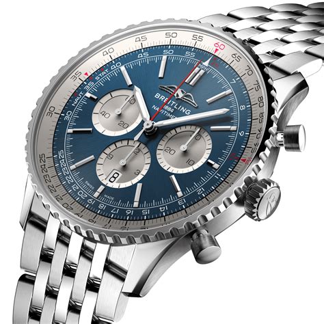 breitling ab0137211b1a1|Navitimer B01 Chronograph 46 Stainless steel .